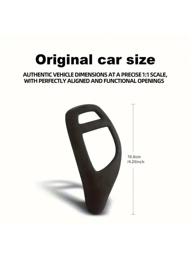 Black Gear Knob Cover For BMW 3 4 Series F20 F30 F32 F36 Dashboard Upgrade - Image 2